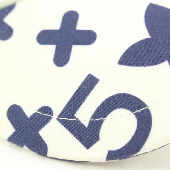 Chanel 22P 2022 White x Navy Blue Charm Icon CC Logo Baseball Cap Hat 85C24s main image 4
